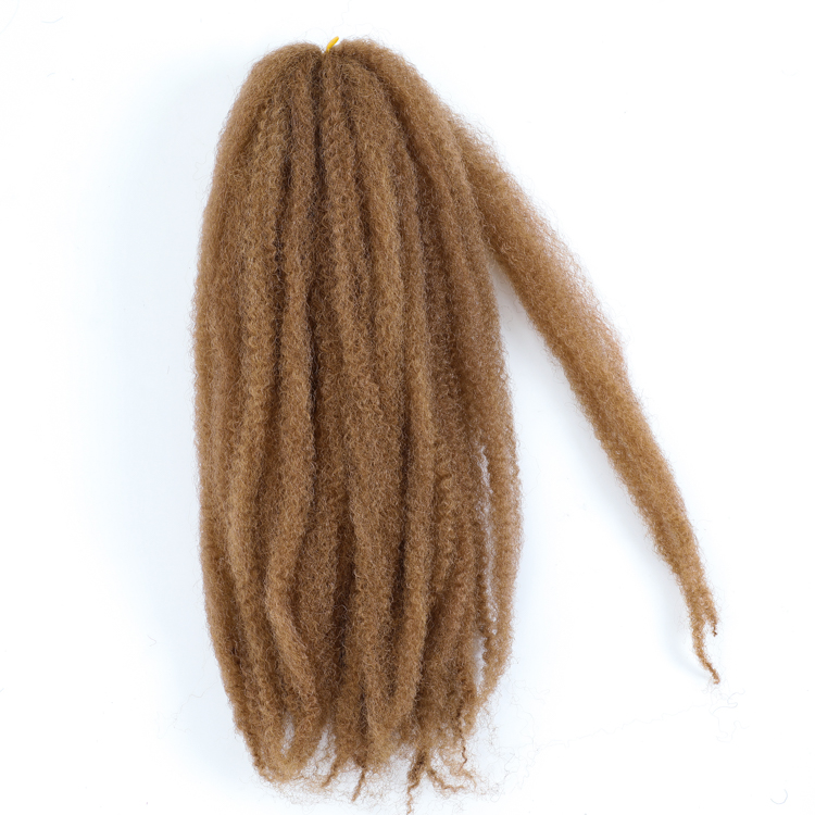 18 Inch 60G 100% Kanekalon Synthetic Fiber Marley Braid Afro Kinky Hair Extensions