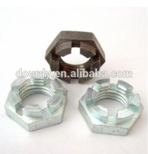 Hexagon thin castle nuts