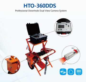 rotation 360 degree weatherproof camera system in underwater monitor device