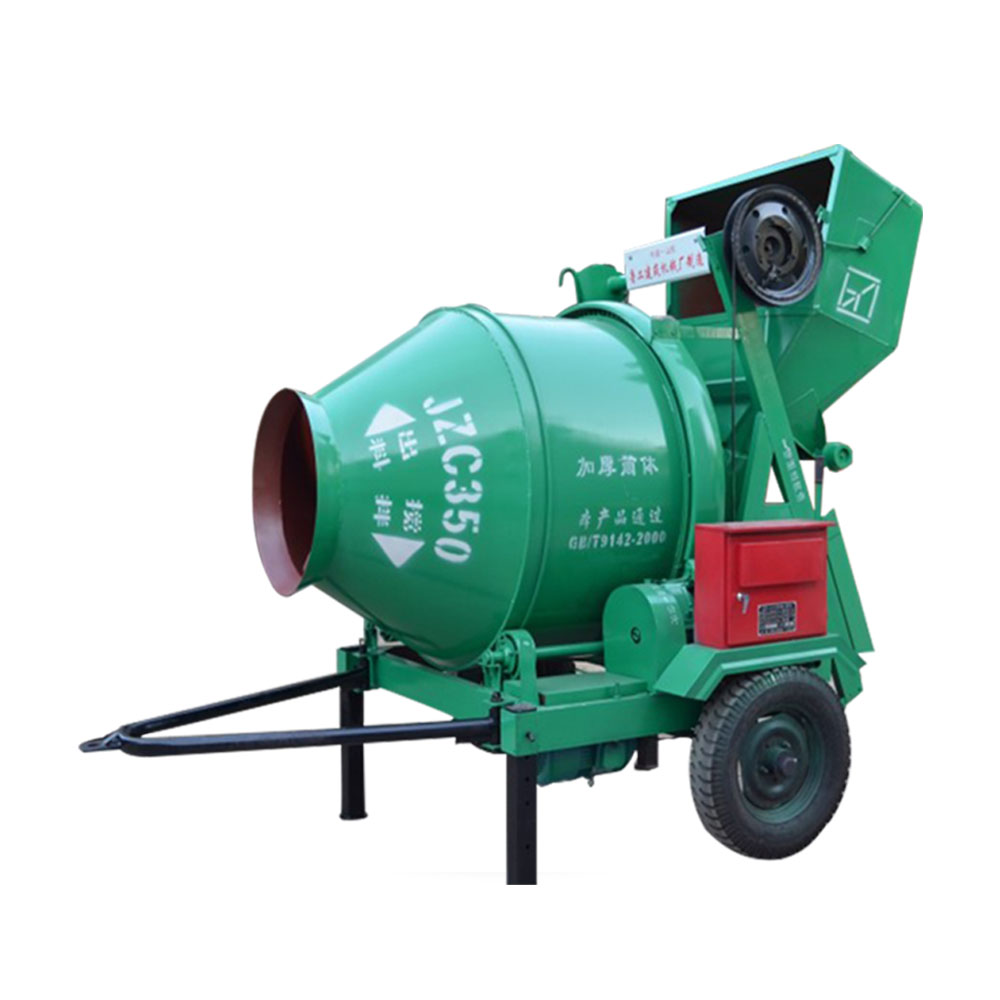 Hopper portable ready mix JZC concrete mixer price