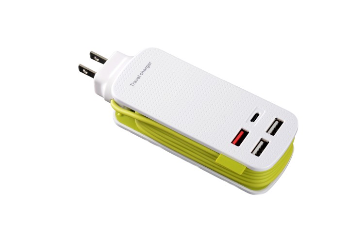 Station d'accueil pour chargeur Multi-USB de voyage, type C