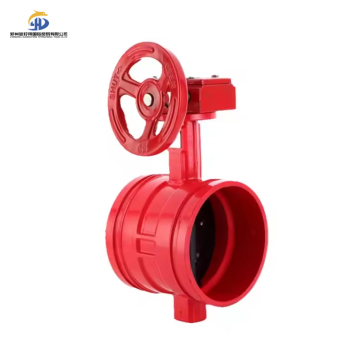 Fire Control Worm Wheel Trench Butterfly Valve