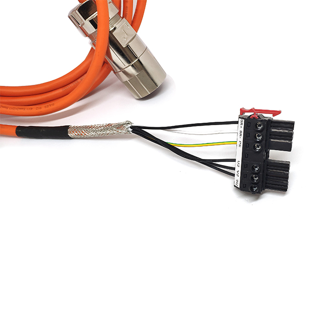 M23 Servo Motor Connector Plug Cable