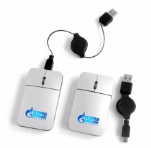 Promotional OEM LED Logo Super Slim Wired Mouse Mice