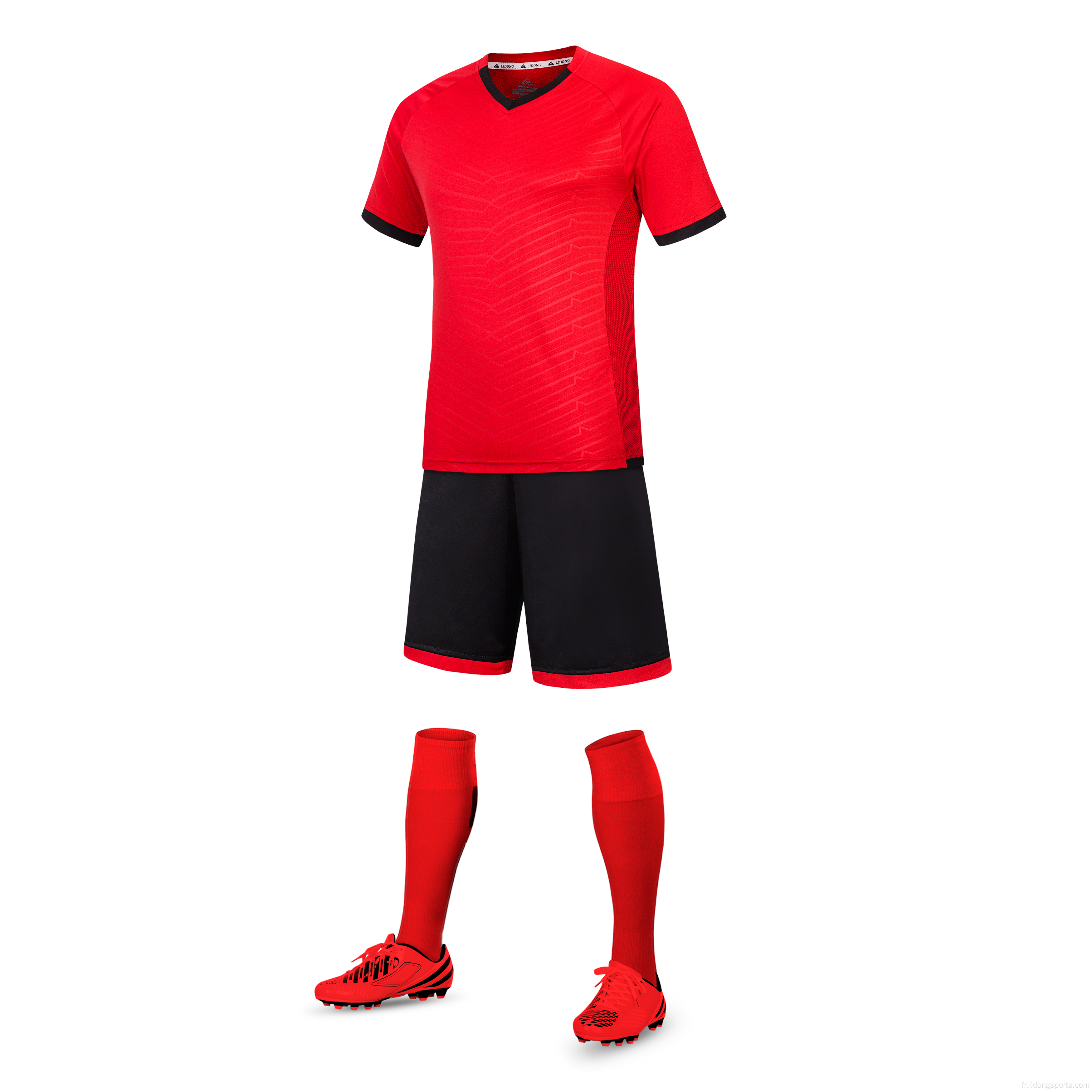 Ensemble d&#39;uniformes de football en gros / Jersey de football pour les jeunes