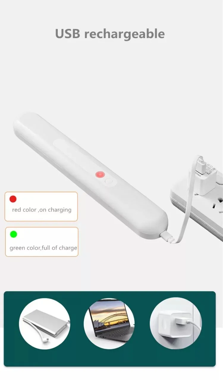 Wireless Magnetic Induction LED Light for Cabinets and Closets