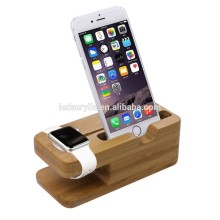 Wood Charging Stand Bracket Docking Station 38mm / 42mm for Apple Watch iphone