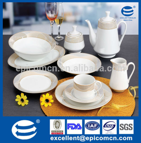 royal classic new bone china tableware with tea set