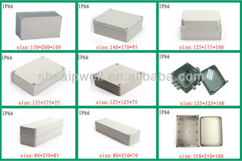 SAIPWELL/SAIP Best Selling 320*240*110mm Electrical Waterproof Plastic Din Rail Enclosure(SP-F10)