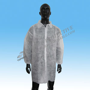 100% Polypropylene Hospital Cheap Disposable Lab Coat