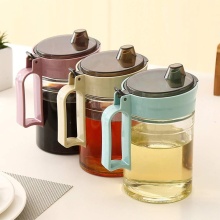 Glass Cruet Bottle for Kitchen: Oil, Vinegar, and Maple Syrup Dispenser