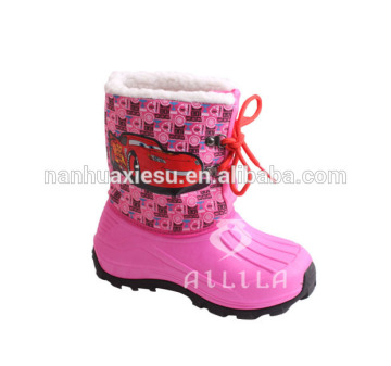 Children furry snow boots