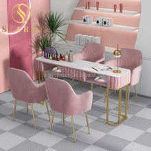 Folding Manicure Table Nail Salon Chair and Desk Manicure Table Set