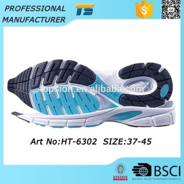 New Trendy Non Slip Shoe Sole Supplier Lady Man Running Eva Tpr Soft Sole Shoes, All Sole