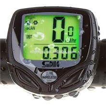 wireless mini bike speedometerbicycle computer noctilucent multi function adjust digital odometer