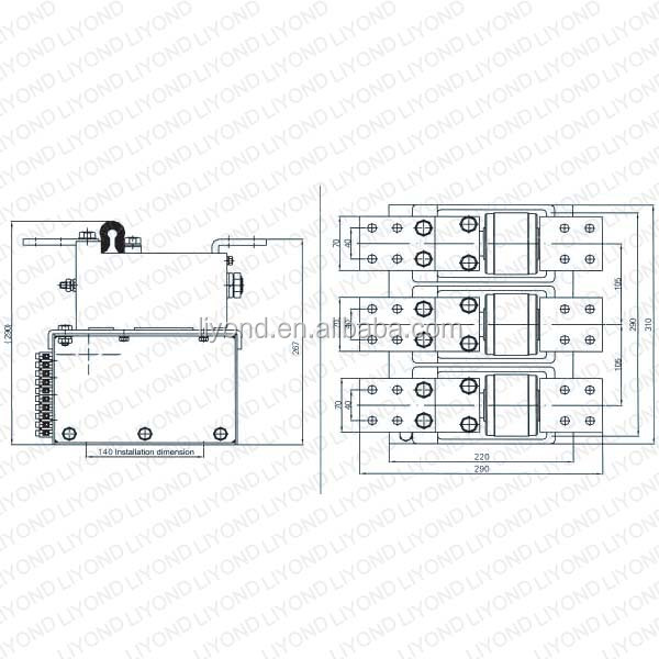 CKJ5 1000A Vertical Type AC Vacuum Contactor