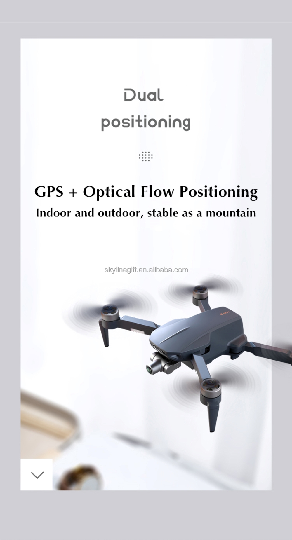 ICAT5 Pro Drone 4K with 2-Axis Gimbal HD Camera GPS Drones Brushless Motor for Beginners RC Quadcopter with Auto Return Home