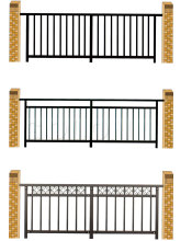 Galvanized Steel Wall Top Railings