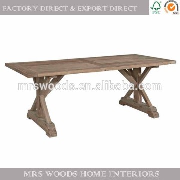 europe vintage antique style recycled elm table rectangle rustic dining table wood