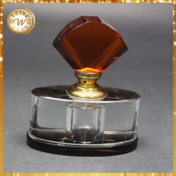 Designer antique crystal perfume mini bottle