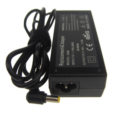 19V 3.16A 5,5 * 2,5 mm gelber Laptop-Adapter