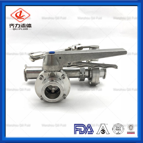Tee Style Butterfly Valve with Handle