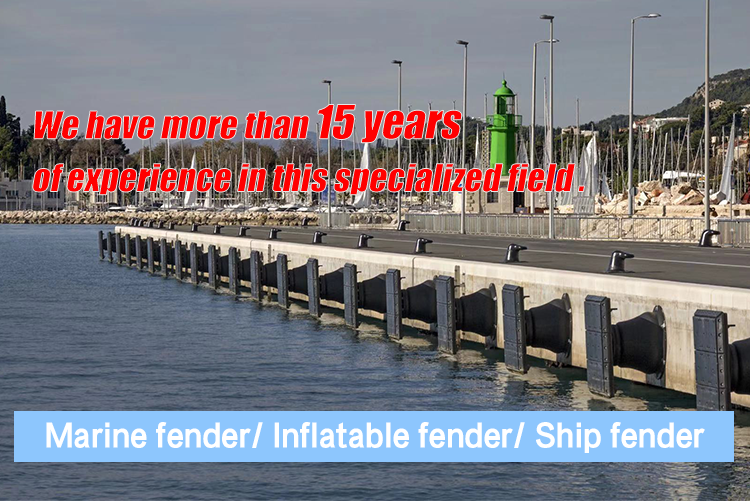 EPDM/Natural rubber Cylinder Rubber Fender for dock ship