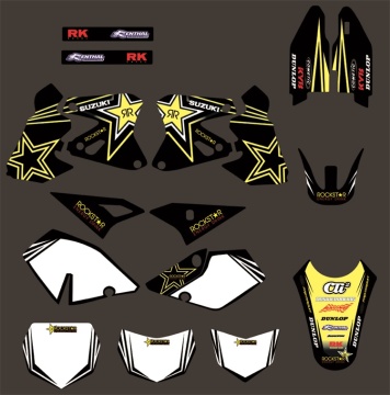 0006 Suzuki GRAPHICS & BACKGROUNDS DECALS Stickers FOR DRZ400 DRZ 400 2000-2012
