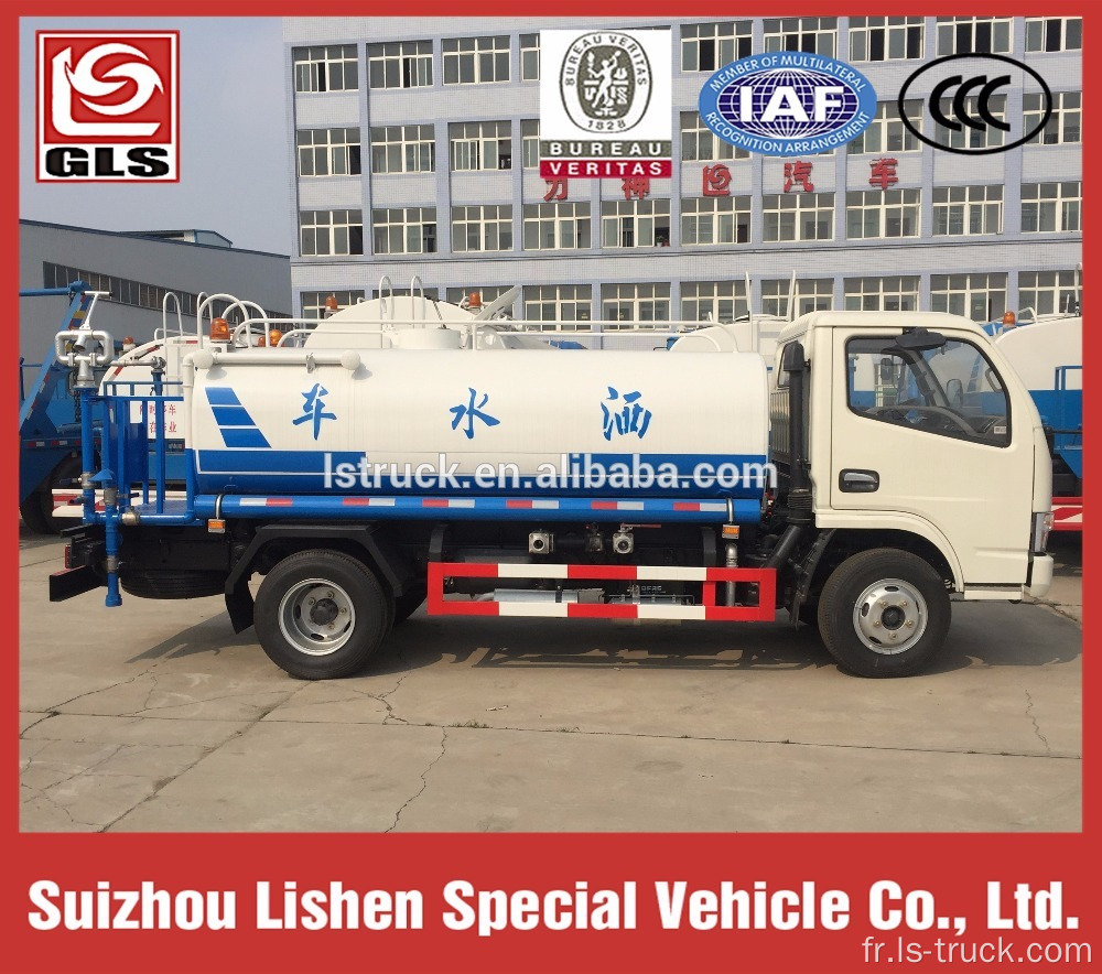 Camion-citerne à eau Dongfeng 4 tonnes