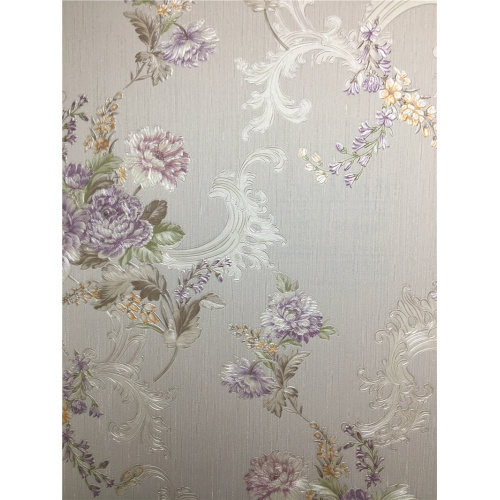 PVC Vinyl Wallpaper Bedroom Flower Design Wall Covering