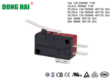 Short Hinge Lever Type Small Basic Switch
