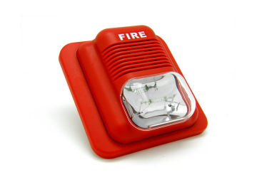 24v Wired Fire Strobe Siren /  Alarm Siren Outdoor For Home Security