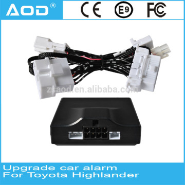 for Toyota Highlander Upgrade Car alarm system can-bus type