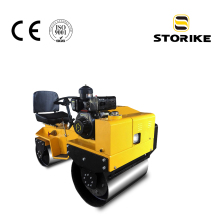 Variable plunger pump small double drum road roller