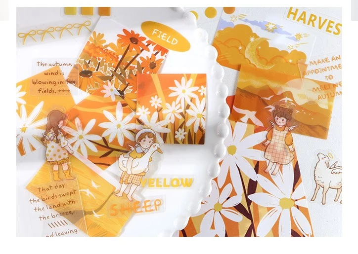 Golden Autumn 20PCS Per Set Sticker Package for Decoration