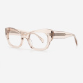 Cat Eye Bevel Acetate Women's Optical Frames 23A3183