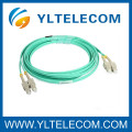 Kabel Fiber Optic Patch SC Penyisipan rendah kehilangan Kabel Fiber Optic 62.5 / 125
