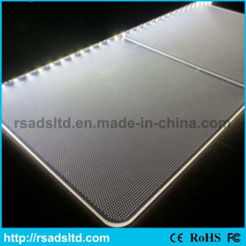Laser Engraving LED Light Guide Panel