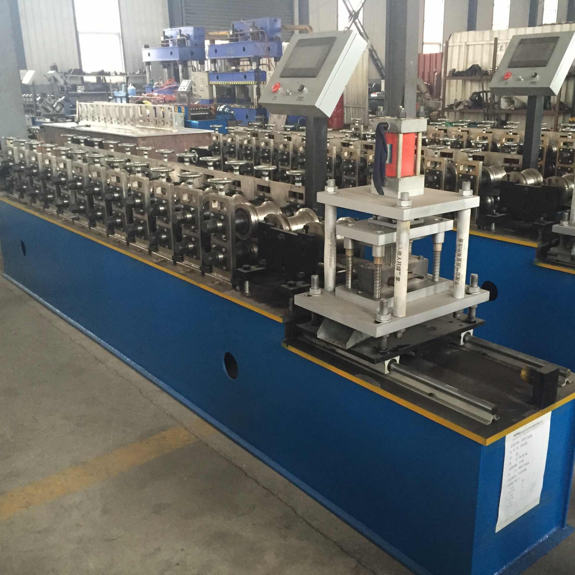 shutter door U guide tracks roll forming machine