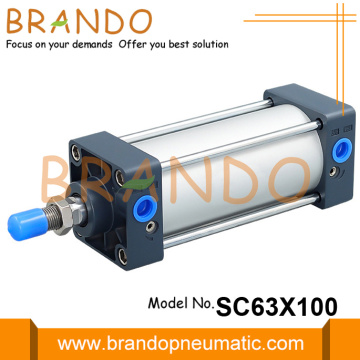 SC63X100 Airtac Type Air Pneumatic Cylinder 100mm Stroke