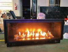 50 inch built in modern gas fireplace insert