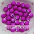 Wholesale Rubber Neon Acrylic Round Beads in Jewelry making