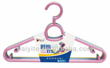 colorful PP hanger,plastic clothes hanger,adult hanger