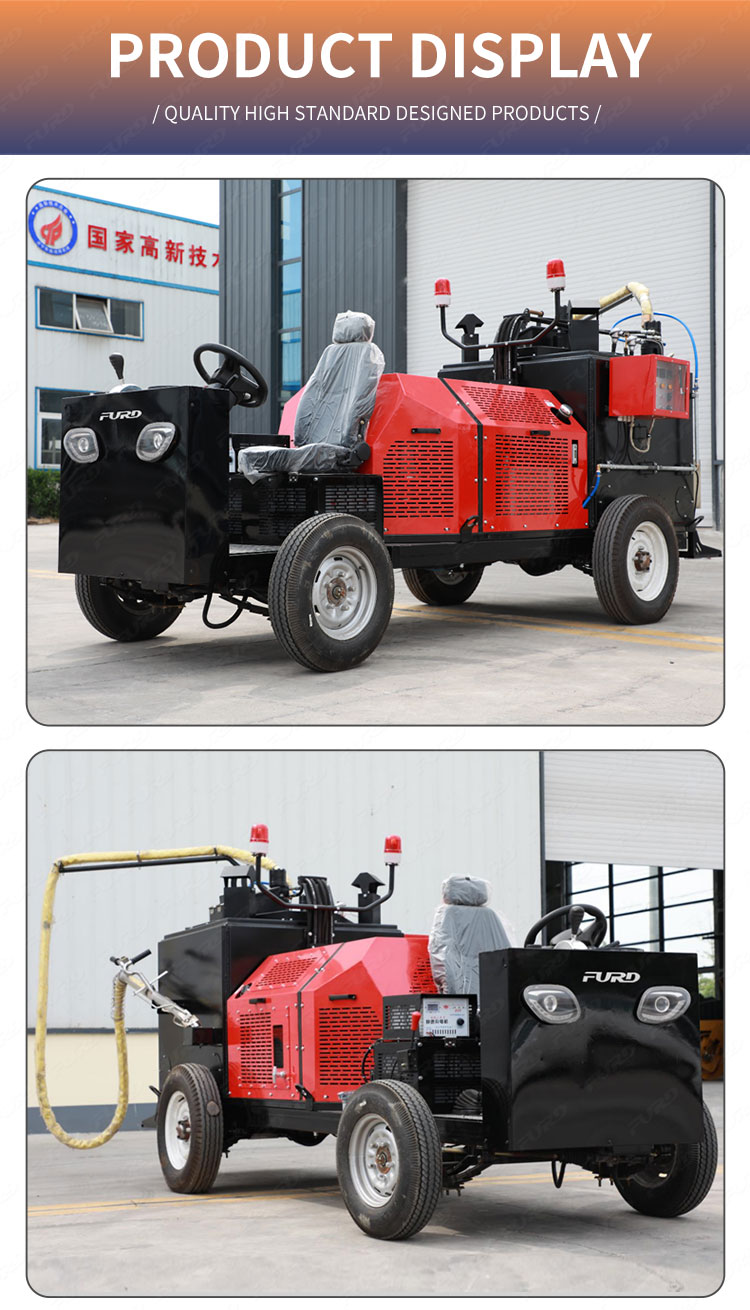 road pavement sealing machine