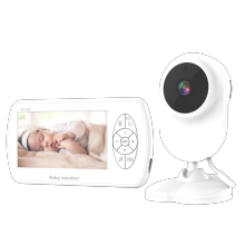 WiFi Baby Monitor: Cry and Temperature Detection - 4.3" Baby Camera Monitor