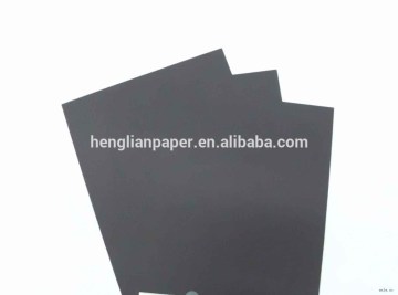 grey back black paper , one side black paper ,grey back black board