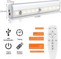 Éclairage des escaliers des escaliers de cuisine rechargeable sous le comptoir