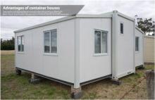 20Ft / 40 Foot Prefab Compact Home , Folding Container Hous