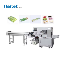 Automatically Identifying Length Horizontal Pillow Wrapping Machine for Vegetables