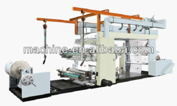 Four color paper flexographic printing machine